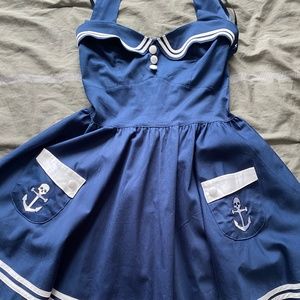 Hell Bunny Sailor Dress BRAND NEW!!! Never worn!